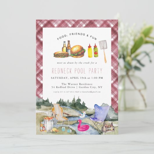 Omlaag door de Creek | Pool in roodhals (Staand voorkant)