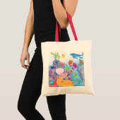Omlaag in de oceaan tote bag (Voorkant (product))