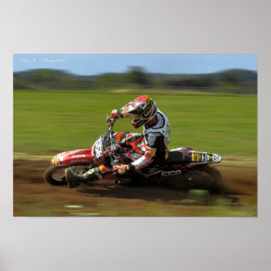 Omlaag in de vuil poster