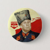 Omlaag met Trump Ronde Button 5,7 Cm (Voorkant)