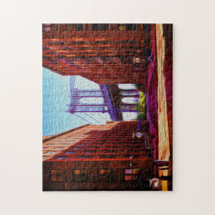 Omlaag onder Manhattan Bridge-overloop Legpuzzel
