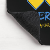 Omlaag Perfecte downsyndroom Bewustheid 2 Muismat (Hoek)