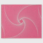 omlijnde vortex in fluwelen roze cadeaupapier (Vlak)