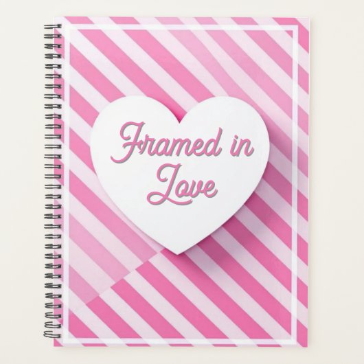 Omlijst in liefde planner (Voorkant)