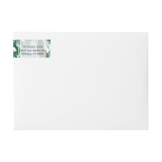 Omloop rond | Vruchtbladeren van fern-bos (Voorkant)