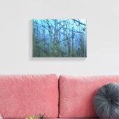 Omloop van blauw backlight-canvas met apenstructuu canvas afdruk (Insitu (Woonkamer))