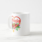 Omloopnaam wijzigen - Abuela Heart & Flowers Koffiemok (Voorkant links)