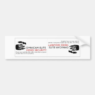 Omni-Cam Elite Bumpersticker