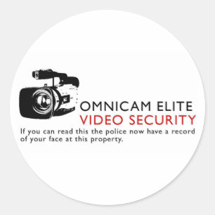 Omni-Cam Elite Ronde Sticker