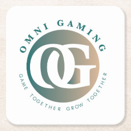 Omni Gaming Paper Onderzetter (vierkant)