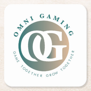 Omni Gaming Paper Onderzetter (vierkant)