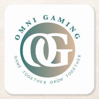 Omni Gaming Paper Onderzetter (vierkant)
