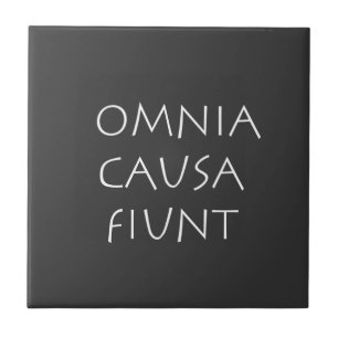 Omnia causa fiat tegeltje