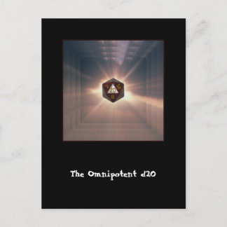 Omnipotent d20 - Briefkaart