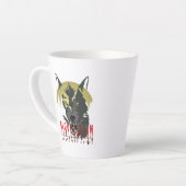 Omnis vir Lupus | Latte Mug (Angle gauche)
