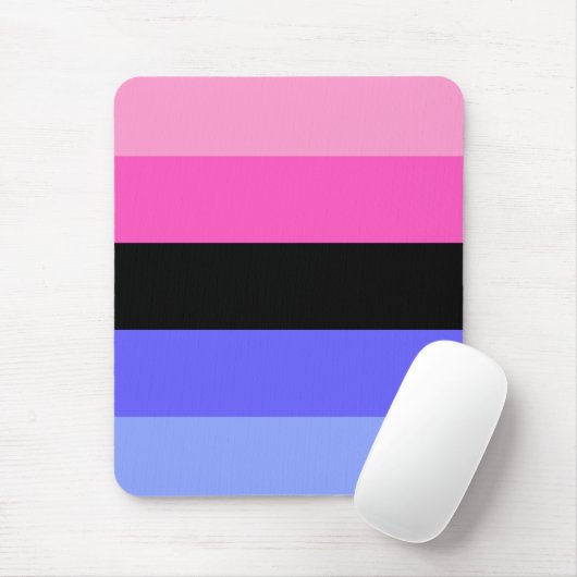 Omniseksuele Pride Flag Muismat (Met muis)