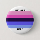 Omniseksuele Pride Ronde Button 5,7 Cm (Voorkant)