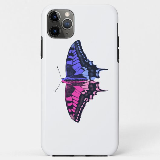 Omnisexual Pride Flag Swallowtail Butterfly Case-Mate iPhone Case (Achterkant)
