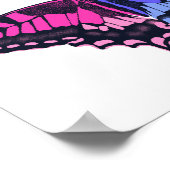 Omnisexual Pride Flag Swallowtail Butterfly Poster (Hoek)