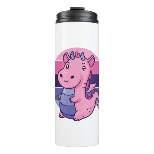 Omnisexualiteit van het taalgebruik Vlag Pride Thermosbeker (Voorkant)