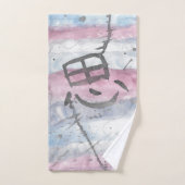 Omo (pensée) Kanji (Serviette à main)