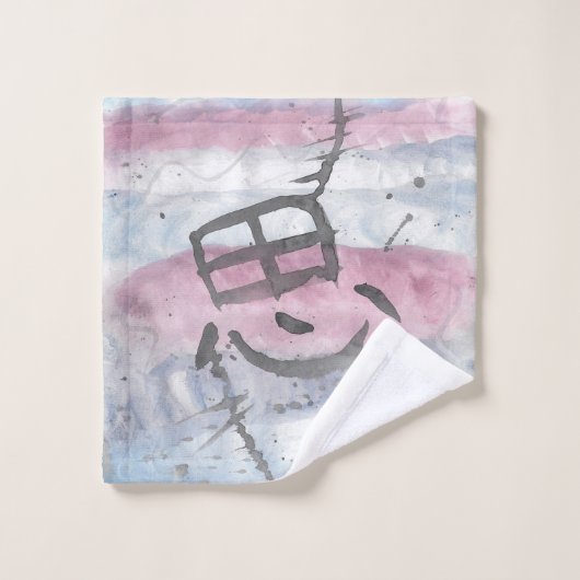 Omo (pensée) Kanji (Gant de toilette)