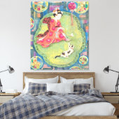 Omohide Garasu: A Little Glass Memory Canvas Afdruk (Insitu (Slaapkamer))