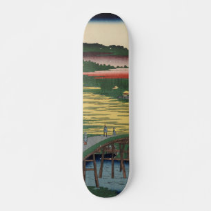 Omokage Bridge Ukiyo-e Japanse kunst Skateboard