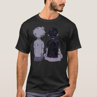 Omori sunny and basil Sticker.png T-shirt