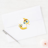 Omp de Grub: Ronde Sticker (Envelop)