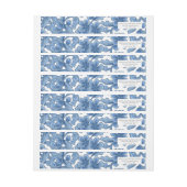 Omphalodes Blue & Skydiver Blue Étiquette de adres (Feuille)