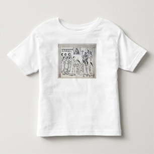 Omrekening van de Azoren in het Romeinse Kinder Shirts