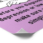 Omringd door Jerks Funny Poster Sign (Hoek)