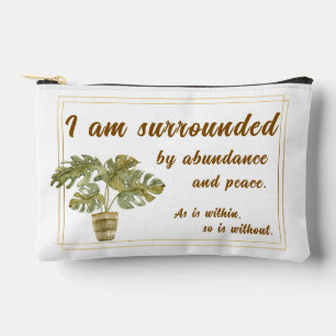Omringd door Overvloed en Vrede Canvas Tas