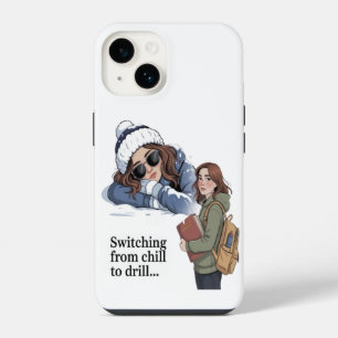 Omschakelen van chillen naar drillen iPhone 14 hoesje