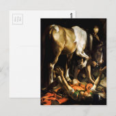 Omschakeling op weg naar Damascus door Caravaggio Briefkaart (Voorkant / Achterkant)