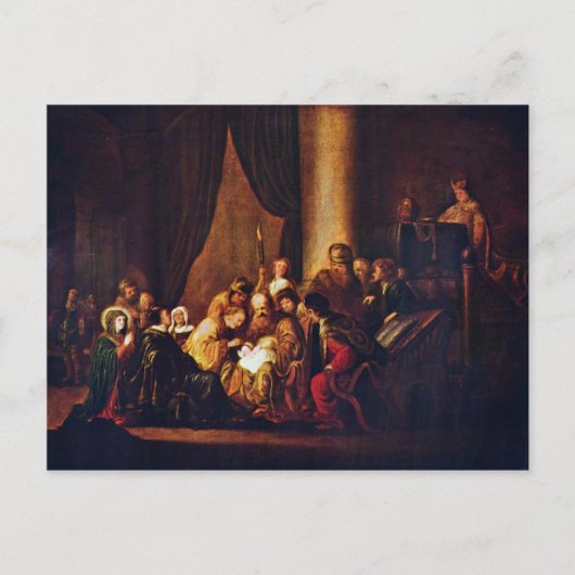 Omschakeling van Jezus bij Wet D. Ä. Jacob Willems Briefkaart (Voorkant)
