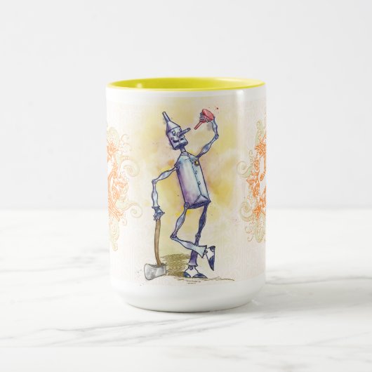 OMSCHAKELING VAN OZ COFFEE-MOK met het tin-Man Mok (Midden)