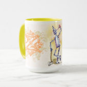 OMSCHAKELING VAN OZ COFFEE-MOK met het tin-Man Mok (Voorkant links)