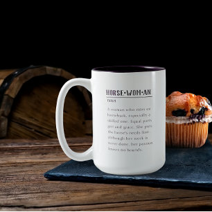 Omschrijving van een Mok voor paardenvrouwen