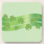 Omslag en groene strepen bier onderzetter (Voorkant)