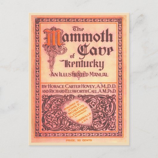  omslag van Mammoth Cave Kentucky Briefkaart (Voorkant)