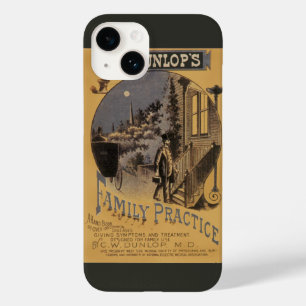 Omslag van oud boek Doctor Dunlop's Family Practic Case-Mate iPhone 14 Hoesje