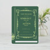 Omslag van oud boek | Thema boek bespaar de datum Kaart (Staand voorkant)