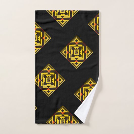 Omtrek Afro - Coll. Afro Bath Bad Handdoek (Handdoek)