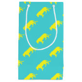 Omtrek van de gele leeuw klein cadeauzakje (Voorkant)