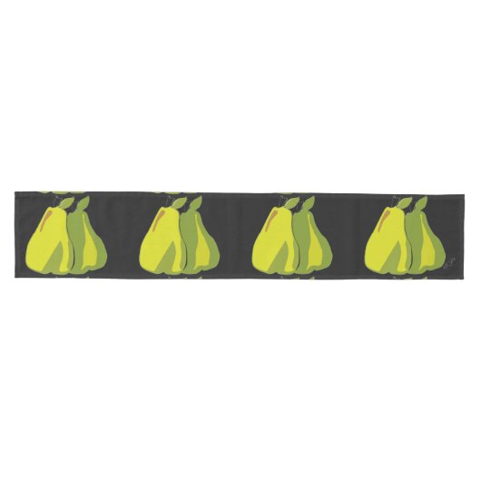 omtrek van peren medium tafelloper (Horizontaal)