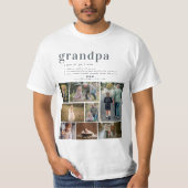 Omvang | 8 Foto Collage T Shirt (Voorkant)