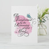 Omvormen en vernieuwen - Romeinen 12 : 2 (Staand voorkant)