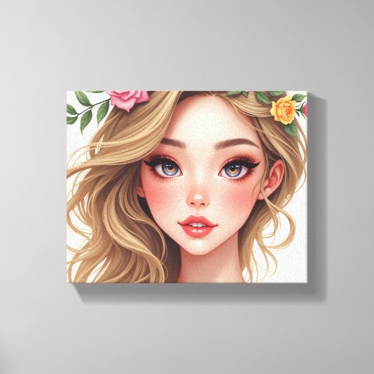 Omwikkeld canvas (C.C) Afdruk (Voorkant)